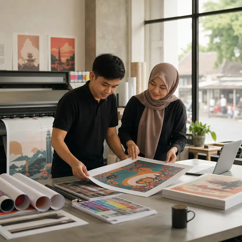 Ilustrasi Cetak Poster di Tasikmalaya: Panduan Ukuran, Desain, dan Penempatan dari Nuela.co.id