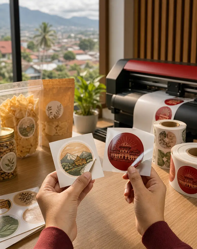 Panduan Memilih Stiker Chromo dan Vinyl untuk UMKM di Tasikmalaya - Nuela.co.id